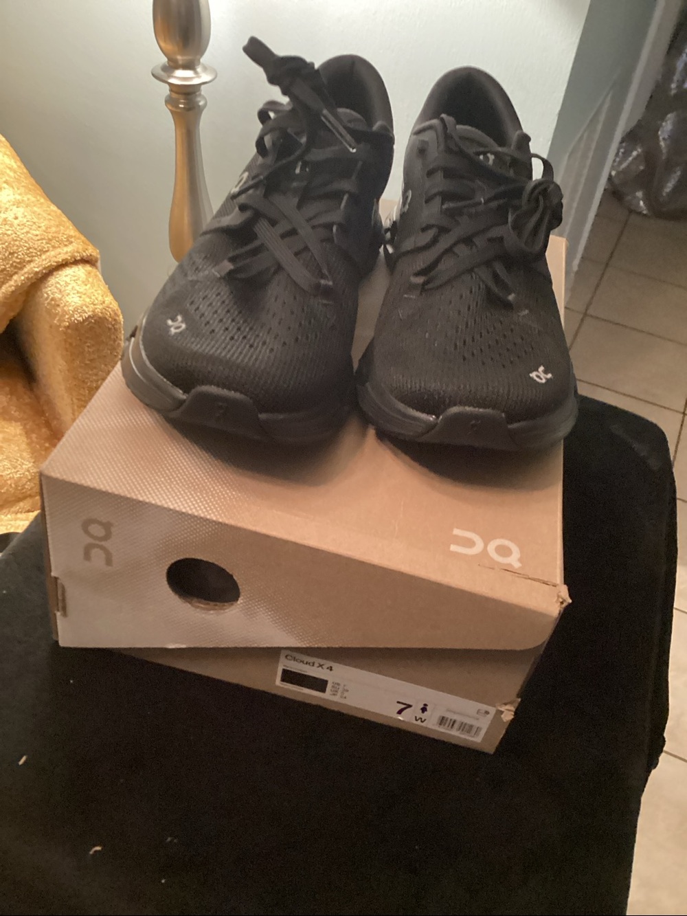 On Running Women’s Black Athletic Trail Shoes
